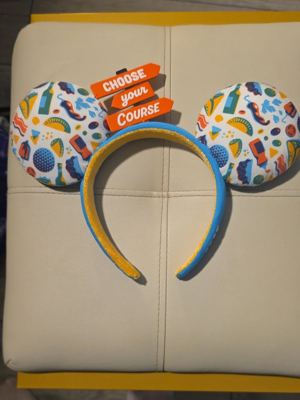 Disney Food And Wine 2023 Choose Your Course Kids Mouse Ear Headband